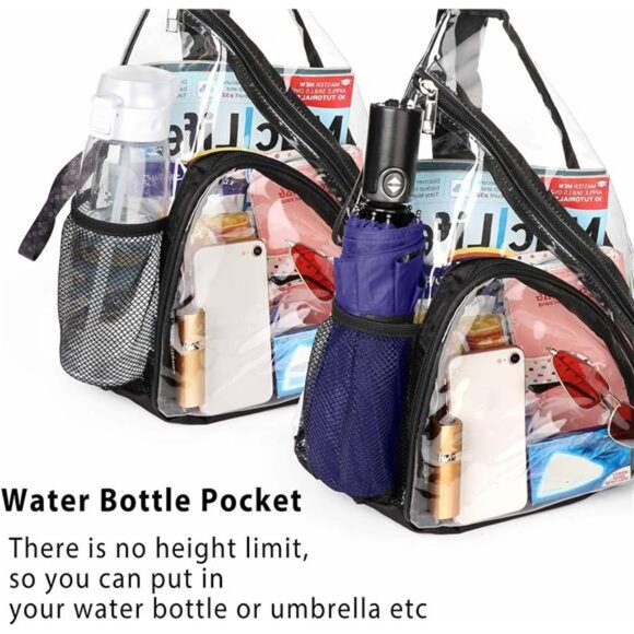 Clear Sling Bag, Clear Bag Stadium Approved, Transparent Shoulder Crossbody - Picture 4 of 7